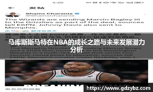 马库斯斯马特在NBA的成长之路与未来发展潜力分析